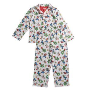MARIO multi Boys 2pc Button Front Pajama Set